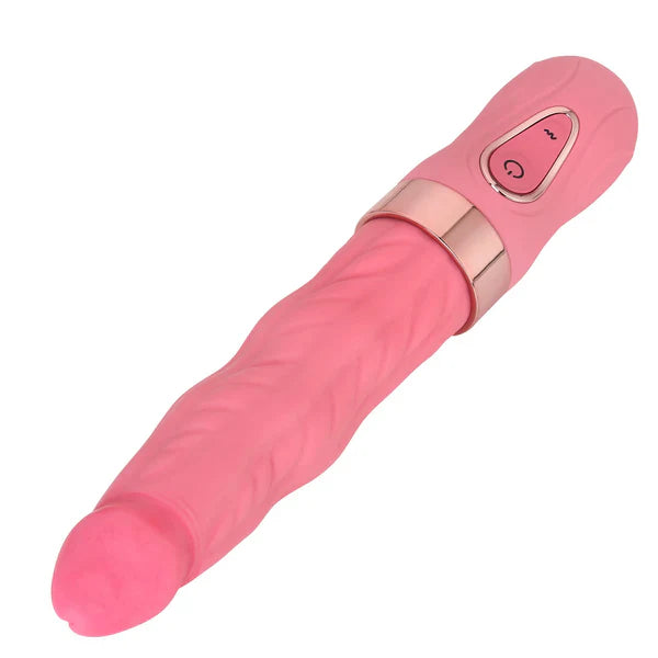 CreamyWave 9.6 Inch Wiggle Ultra Vibration Dildo Massager – Ultrasonic-Powerful Vibrating Dildo & Wiggling Motion